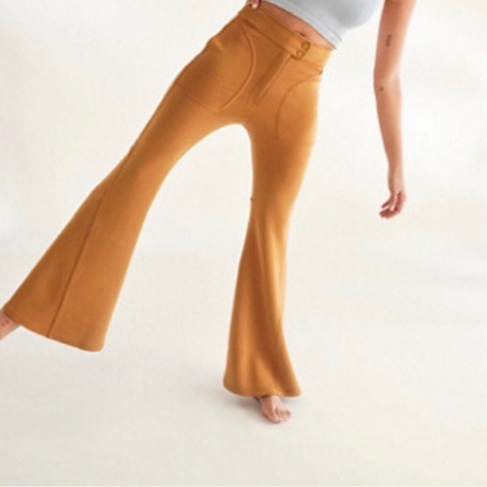 FP Movement Light Heart Flare Pants - Yellow